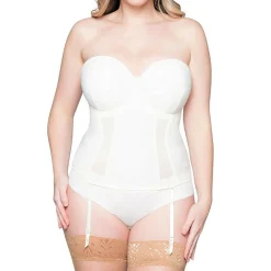 Guêpière bandeau armatures ivoire