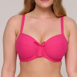 Haut de bikini emboîtant Dragon Fruit rose