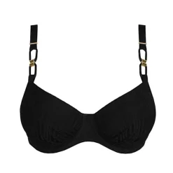 Haut de bikini emboîtant noir
