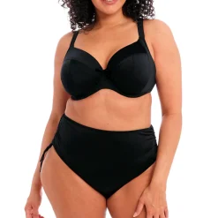 Haut de bikini plongeant - Noir