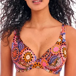 Haut de maillot de bain - Multicolore imprimé floral