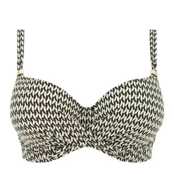 Haut de maillot de bain - Noir avec Motif
