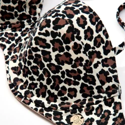 Haut de maillot de bain à armatures multicolore