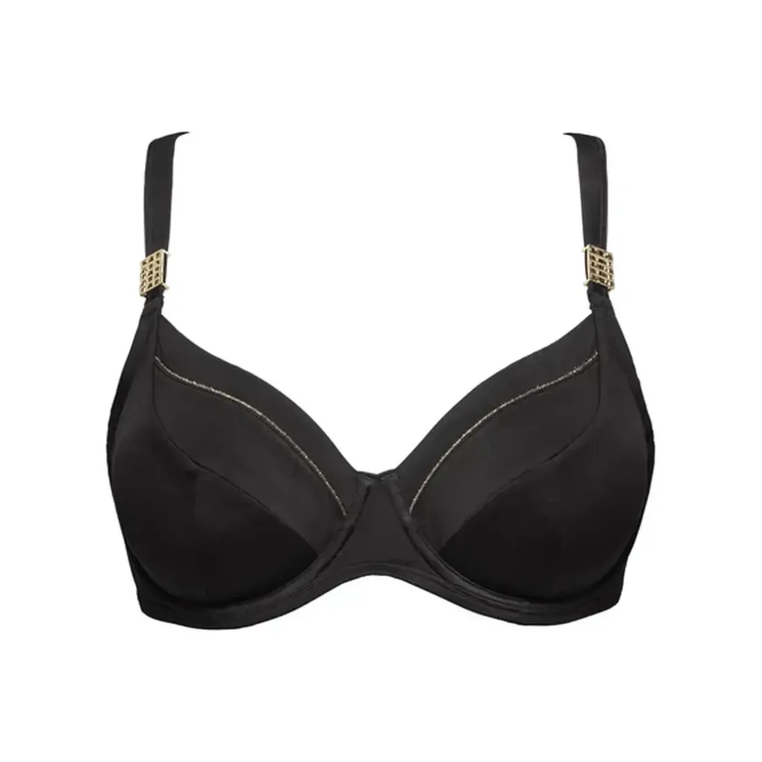 Haut de maillot de bain avec armatures - Noir