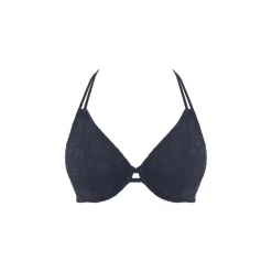 Haut de maillot de bain bretelle nouée au cou - Noir