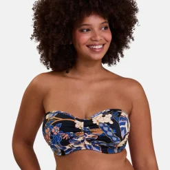 Haut de maillot de bain bandeau avec armatures