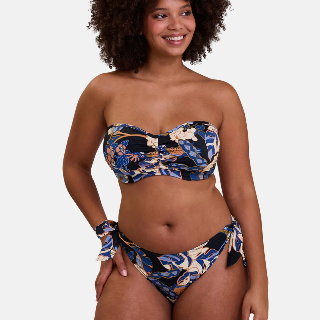 Haut de maillot de bain bandeau avec armatures