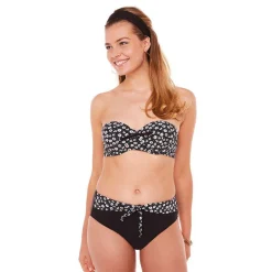 Haut de maillot de bain bandeau - Noir Brigitte Bardot