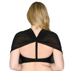 Haut de maillot de bain bandeau noir