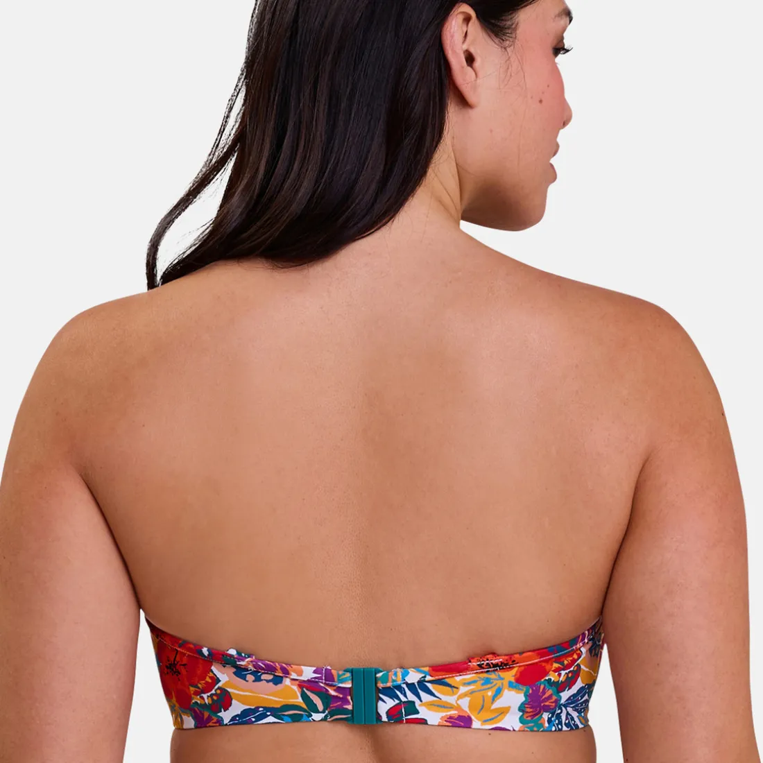 Haut de maillot de bain bandeau avec armatures Curaçao - multicolore