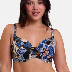 Haut de maillot de bain emboitant avec armatures