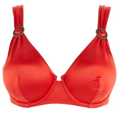Haut de maillot de bain emboitant avec armatures Maui - Rouge