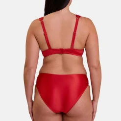 Haut de maillot de bain emboitant avec armatures Maui - Rouge