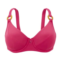 Haut de maillot de bain emboitant avec armatures - Rose