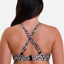 Haut de maillot de bain emboitant avec armatures Samoa - Léopard