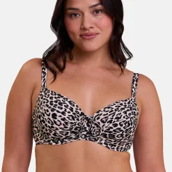 Haut de maillot de bain emboitant avec armatures Samoa - Léopard