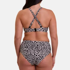 Haut de maillot de bain emboitant avec armatures Samoa - Léopard