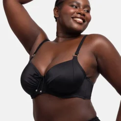 Haut de maillot de bain Fiji Eco black