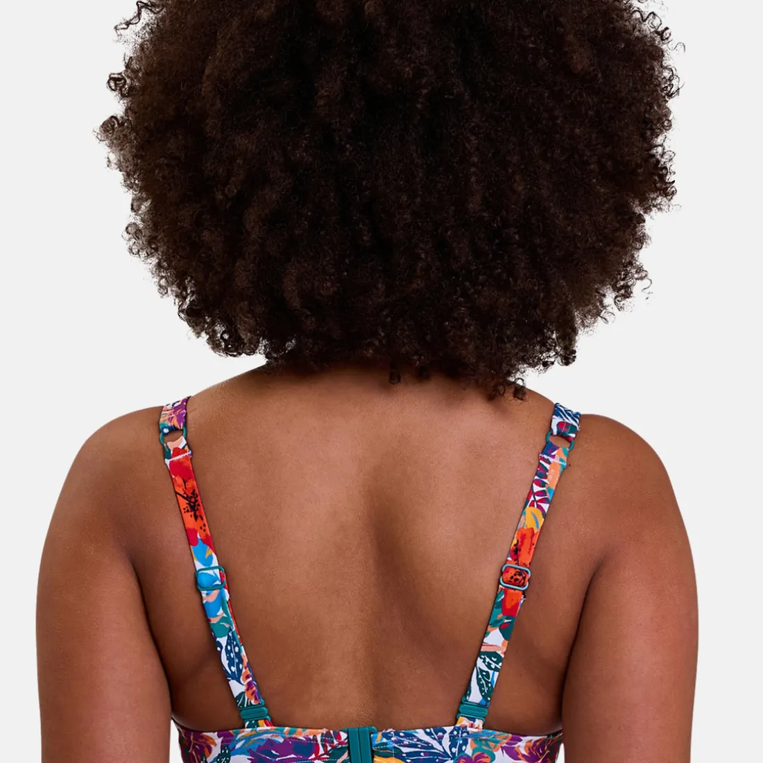 Haut de maillot de bain plongeant avec armatures