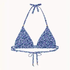 Haut de maillot de bain triangle sans armature - Liberty violet