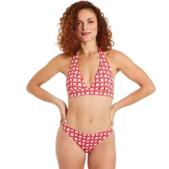 Haut de maillot de bain triangle rouge Ibiza