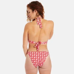 Haut de maillot de bain triangle rouge Ibiza