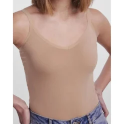Haut de pyjama marron