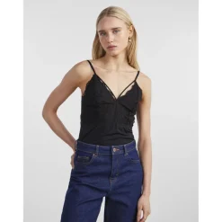 Haut de pyjama noir Mina