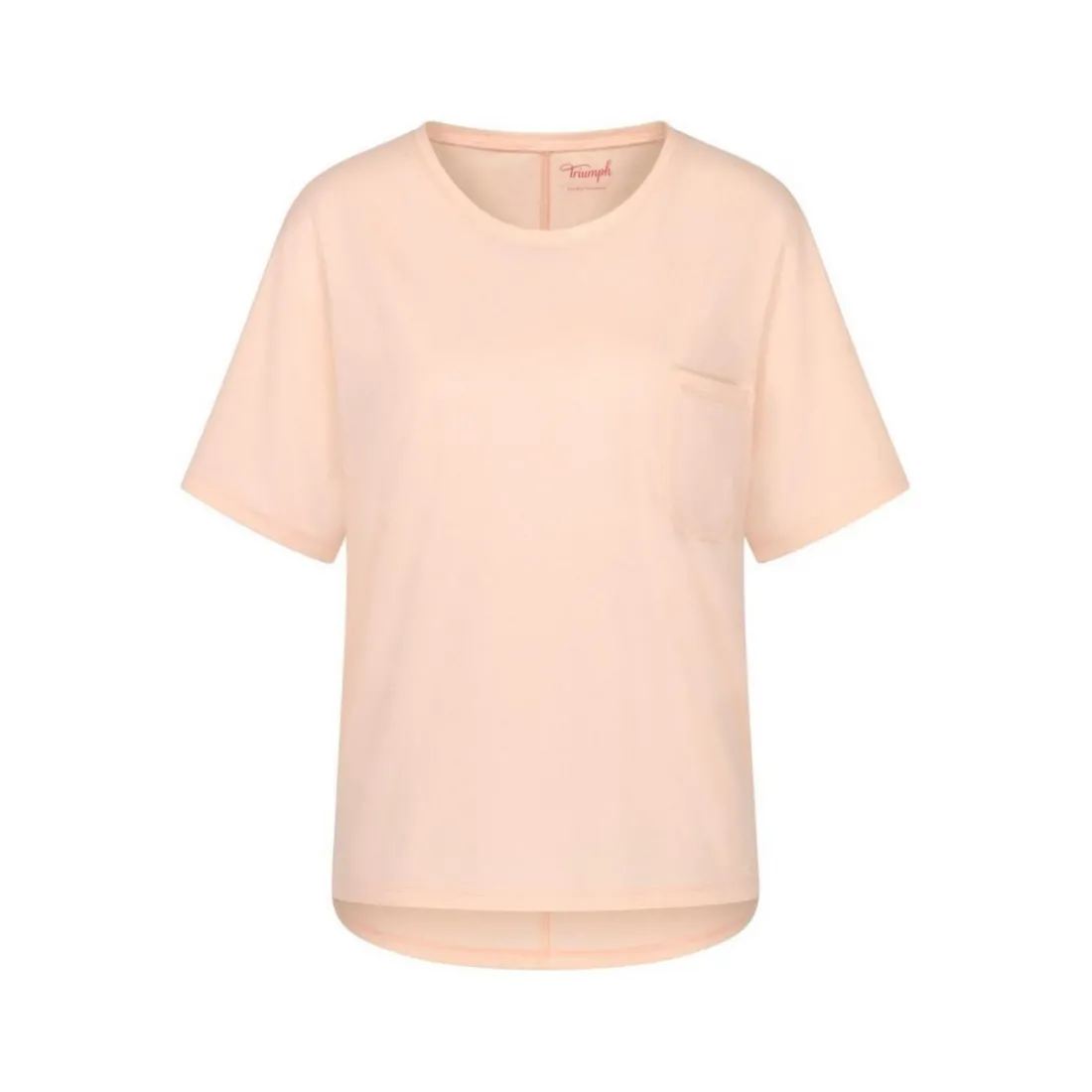 Haut De Pyjama T-shirt Avec Poche Beige Triumph en coton