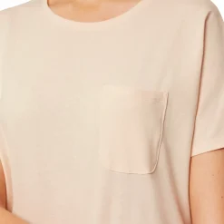 Haut De Pyjama T-shirt Avec Poche Beige Triumph en coton