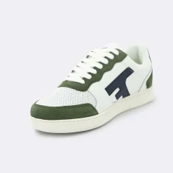 HAZEL BASKETS LEATHER SUEDE blanc en cuir
