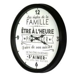 Horloge La Vie En Famille