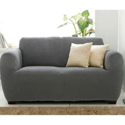 Housse de canapé bi-extensibles - Gris