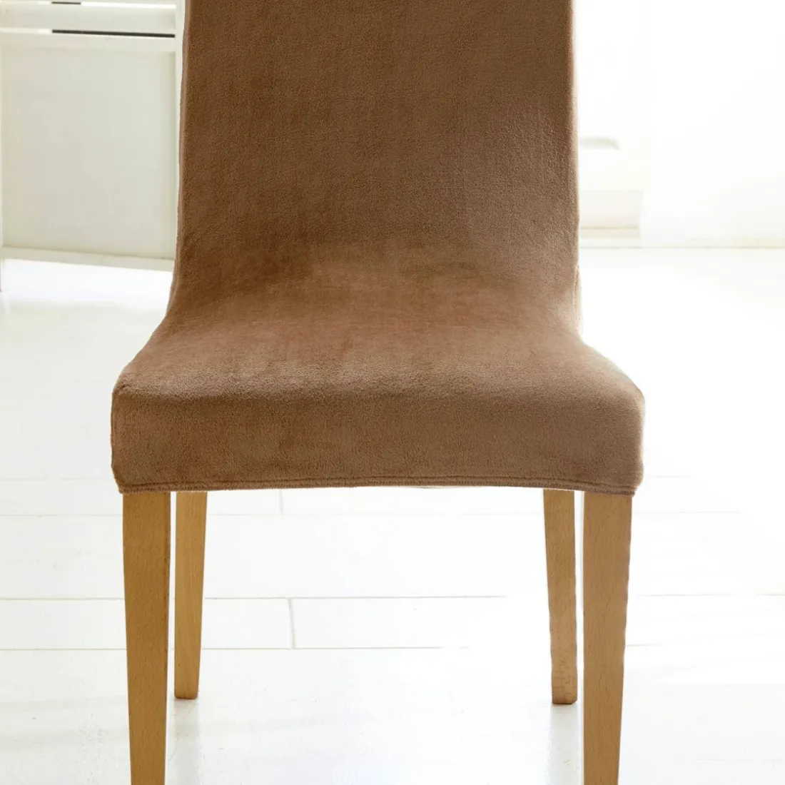 Housse de chaise Extensible AME. POLAR Beige