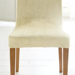 Housse de chaise Extensible AME. POLAR Blanc écru
