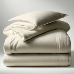 Housse de couette coton TERTIO® - Gris Galet