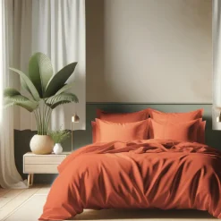 Housse de couette coton TERTIO® - Tangerine