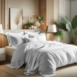 Housse de couette coton TERTIO® - Blanc