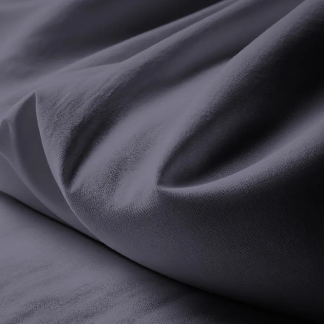 Housse de couette coton TERTIO® - Gris Anthracite