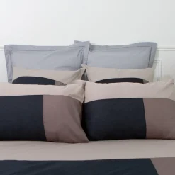 Housse de couette coton TRIO - noir
