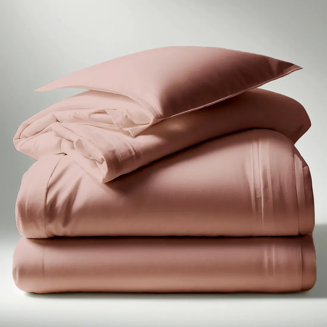 Housse de couette coton TERTIO® - Rose Blush