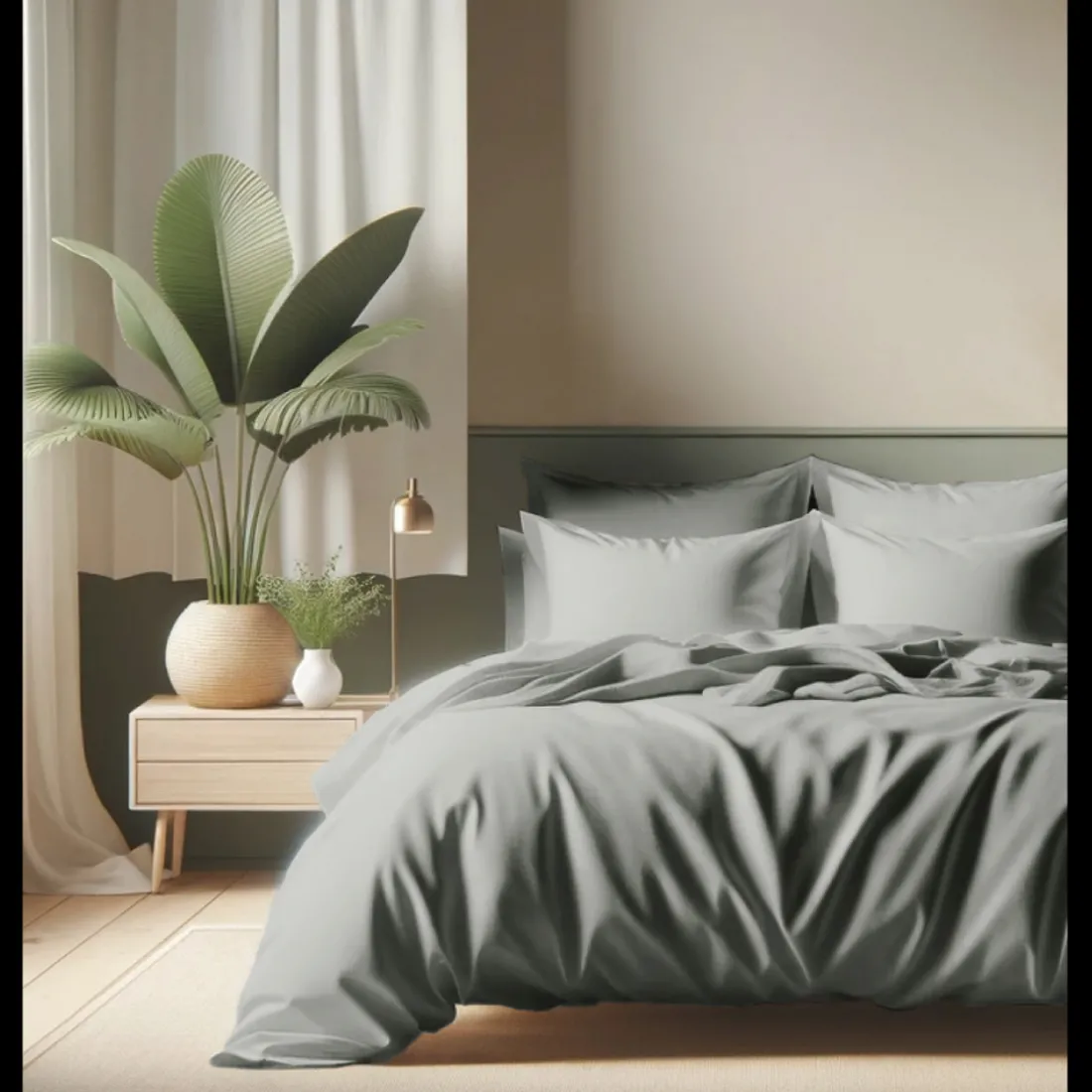 Housse de couette coton TERTIO® - Tilleul
