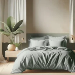Housse de couette coton TERTIO® - Celadon