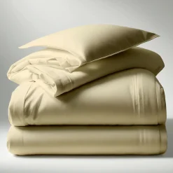 Housse de couette coton TERTIO® - Beige Ficelle