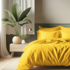Housse de couette coton TERTIO® - Curry