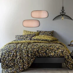 Housse de couette double face en coton fleurs DR. JAPONAISE, multicolore