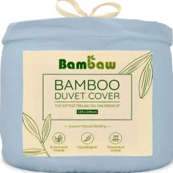 Housse de Couette en Bambou - Bleu clair