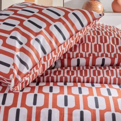 Housse de couette en coton SUNSHINE 17.16 Rouge