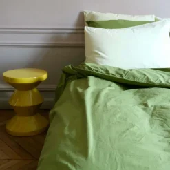 Housse de couette en coton bio CELESTE Pistacchio