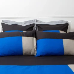 Housse de couette en Coton TRIO - Bleu Majorelle